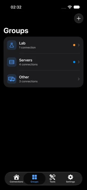 Gruppen Lab, Servers und Other